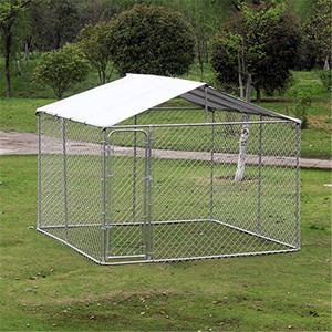 Grandes <span class=keywords><strong>cages</strong></span> de chenil galvanisées de haute qualité pour animaux de compagnie - Product Image 5