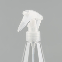 Botol semprot kosmetik terlaris botol kosong bening plastik dengan penyemprot pelatuk 24mm