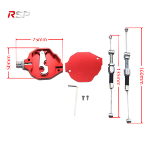 Kit <span class=keywords><strong>de</strong></span> Asistencia para Embrague <span class=keywords><strong>de</strong></span> Motocicleta RSP, Palanca <span class=keywords><strong>de</strong></span> Embrague <span class=keywords><strong>de</strong></span> Aluminio CNC <span class=keywords><strong>de</strong></span> Fácil Accionamiento, Universal para Motos Todoterreno/Doble Propósito, Cables y Herrajes - Product Image 2