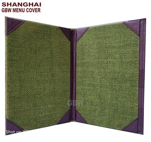 Da 2015 <span class=keywords><strong>Pu</strong></span> Trifold <span class=keywords><strong>Menu</strong></span> Chủ - Product Image 2