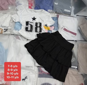 Nuevos Vestidos de Verano Mixtos para Niños y Niñas 2026, Conjunto de 2 Piezas, Proveedor Verificado, Ropa al por Mayor para Niños, Fardos de Ropa - Product Image 4