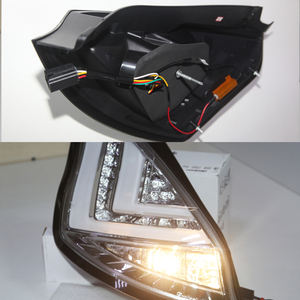 1 Set Fanali Posteriori A LED Per Ford <span class=keywords><strong>Fiesta</strong></span> LED Posteriore Posteriore Della Lampada Chrome 2009-2013 Anno Auto Hatchback - Product Image 6