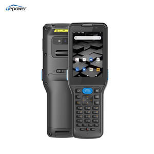 <span class=keywords><strong>3</strong></span>,5-Zoll <span class=keywords><strong>Android</strong></span> POS PDA Handheld-Drucker mit Tastatur, Touchscreen-Terminal, NFC-Leser, Biometrischem Fingerabdruckscanner JEPOWER Lagerbestand - Product Image 1