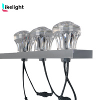 Luz LED de píxel programable RGB de 60 mm, DC24V, UCS2904, tipo cabujón, turbo, para atracciones de parques de diversiones, ferias, carnavales, iluminación decorativa