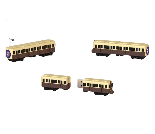 Wholesale Bespoke PVC Train Shape Usb Flash Drive Train Pen Drive Train Usb Memory Stick 2gb 4gb 8gb 16gb 32gb 64gb