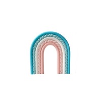Bunte Regenbogen-Kuchenaufsätze für Kuchendekorationen für Geburtstagsfeiern Lange und Kurze Regenbogen-Cupcake-Topper