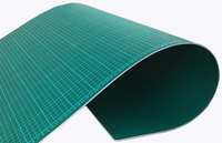 Tapete de Corte Flexible de PVC con Líneas de Rejilla Estándar para Plotter, 12x18+3.5in, para Impresión de Logotipos, Compatible con Cameo