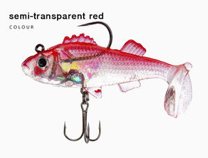 WEIHE เหยื่อล่อปลาหัวนิ่ม8ก./6ซม.,อุปกรณ์ตกปลาสำหรับตก<span class=keywords><strong>ปลา</strong></span>ทะเลมีตะขอเหยื่อล่อปลาแบสปลายแหลมขนาด15ก./8ซม. - Product Image 4