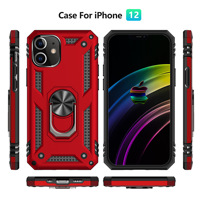 Accessoires pour téléphone portable Coque arrière avec support d'anneau Protection antichoc Coque de téléphone portable pour Iphone 13 11 12 Pro Max X pour Huawei