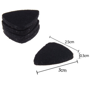 OEM Plectres de guitare ukulélé en feutre léger durable de 36 mm d'épaisseur, forme standard 30*25 mm, accessoires - Product Image 3