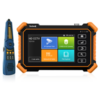 Caméra IP Rsrteng IPC-1910C Plus 8K avec moniteur WiFi POE, câble TVI CVI AHD, outils réseau, écran 4 pouces CCTV