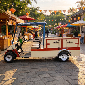 Voiturette de golf électrique ZOWN 3-4 places, couleur personnalisée, véhicule utilitaire, coffre arrière, transport à basse vitesse, certifiée CE, autonomie 90 km - Product Image 1