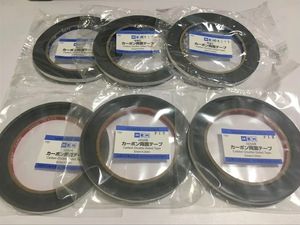 นิสชินเทปคาร์บอนนำไฟฟ้าสองด้านนำเข้าจากญี่ปุ่นใช้ได้กับกล้องจุลทรรศน์อิเล็กตรอน ความหนา 5 มม. 8 มม. 12 มม. ความยาว 20 ม. - Product Image 3