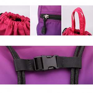 Mochila Deportiva Ecológica de Poliéster con Cordón, Malla, Logotipo Personalizado, Bolsas con Cordón para Promoción - Product Image 3