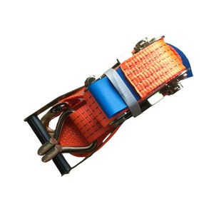 Sangles d'arrimage à cliquet robustes rétractables 5t Meilleur petit matériau en polyester pour voitures remorques camions - Product Image 1