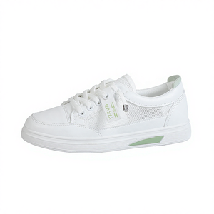 2026 Mesh Breathable men's Running Shoes <b>lace</b> breathable Non-Slip <b>White</b> Evergreen Fashion Soft Bottom Rubber Walking Style Shoes - Product Image 1