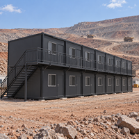 Maison préfabriquée à structure en acier galvanisé facilement assemblable, logement pour camp minier, certifiée CE pour les commandes en gros au Moyen-Orient