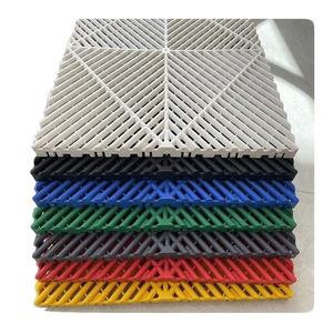 Carreaux de sol de garage en plastique antidérapants à emboîtement Drainage - Product Image 1