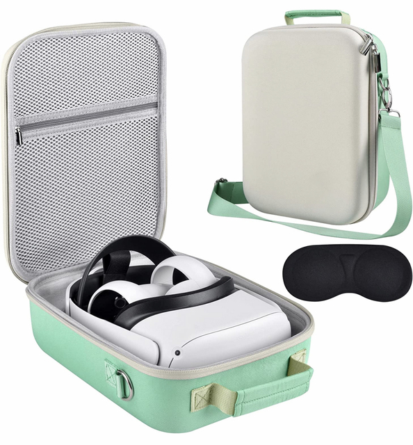 Customize Eva Portable Waterproof Hard Shell Quest 2 VR Travel Case for Oculus Quest 2 Elite VR Game Headset