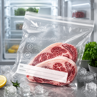 Sachets refermables de qualité alimentaire en PET/PE, transparents et plats, pour snacks, bonbons, noix - Vente en gros