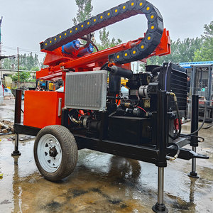 Xách tay động cơ diesel ROTARY cũng khoan Rig máy với bánh xe - Product Image 4