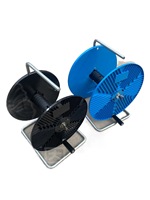 Tambour en plastique enrouleur de câble coaxial vide 4 prises 25M/30M/50M/80M/100M/305M rallonge de câble à fibre optique d'alimentation