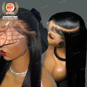 شعر مستعار عالي الدقة بدانتيل أصلي محاذٍ بالدانتيل بدون غلويليس دانتيل كامل شعر مستعار بدانتيل أمامي للنساء السمراوات - Product Image 1