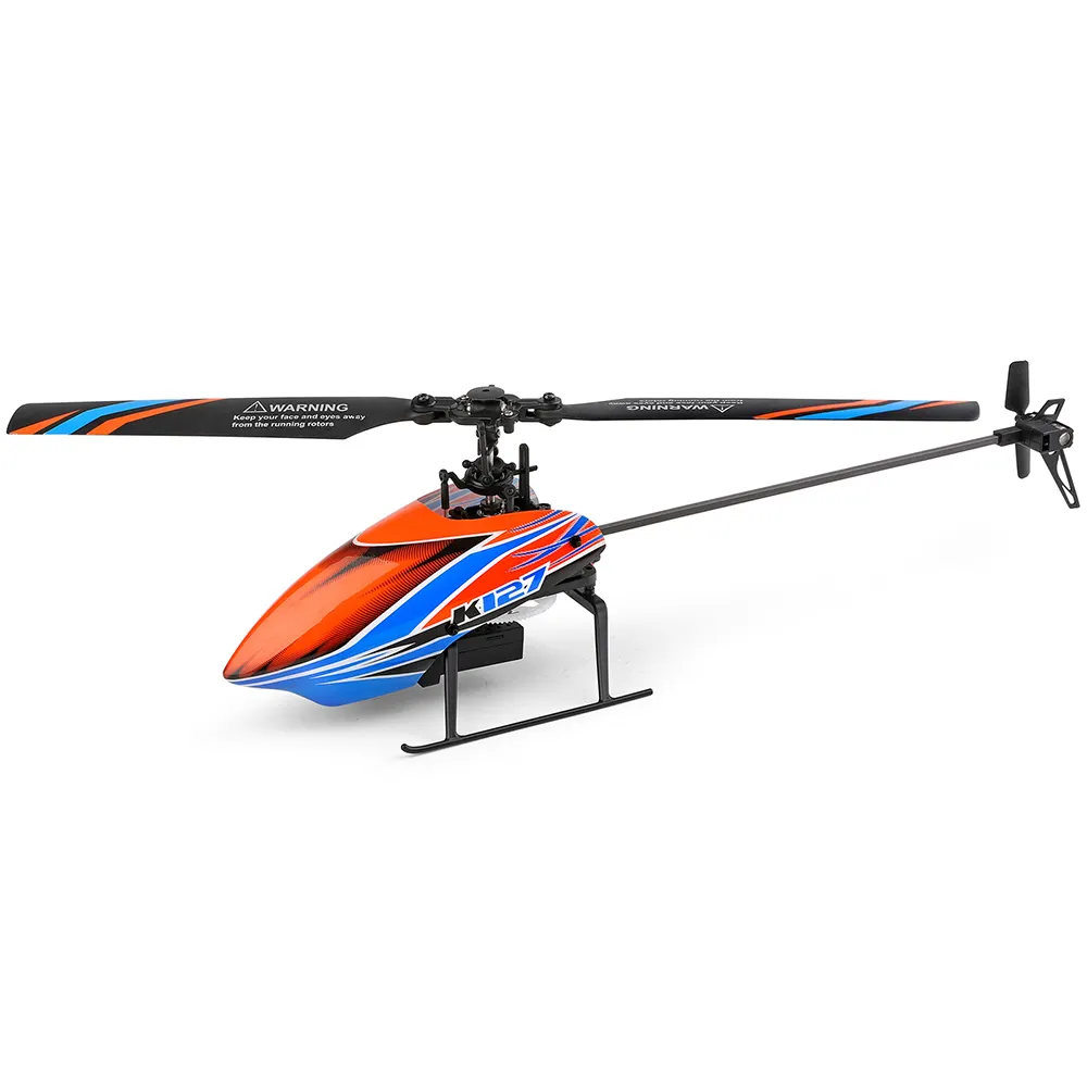 NEWEST WLtoys K127 RC Helicopter 2.4G 4CH 6-axis Gyro Drone Plane Height Setting RC Aircraft Remote Control Helicopter RTF