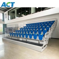 Système de sièges télescopiques rétractables automatiques pour intérieur, sièges de salle de sport intérieure