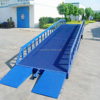 Rampe de quai mobile hydraulique 8, 10, 12, 15 tonnes, niveleur de quai portable, pont de chargement/déchargement de conteneurs pour camions