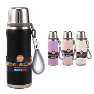 PINKAH 600ml Thermos Outdoor Cycling Drinking Cup Travel Vacuum