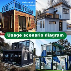 Gaiasmile <strong>Customized</strong> Service Ready Ship <strong>Tiny</strong> <strong>Easy</strong> to Build Galvanized SteelFrame Prefabricated Detachable Container <strong>House</strong> - Product Image 5