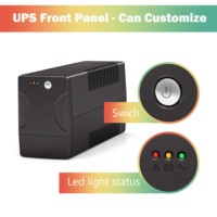 Fabricante chino de UPS interactivos en línea de 1000VA 600W con onda sinusoidal simulada LED para computadoras/electrodomésticos OEM/ODM