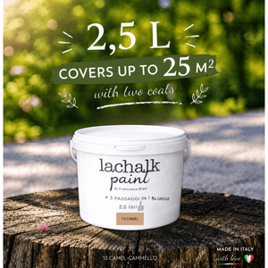 13 CAMEL 25 lt LaChalk the evolution of <b>chalk</b> paint Where <b>chalk</b> meets resin: Hybrid <b>Chalk</b> Resin Paint made in Italy - Product Image 2