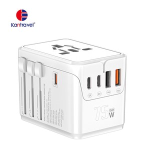 2025 Global Universal Travel Type C PD20W GaN Power Electrical Plug <strong>Multi</strong> Plug <strong>Quick</strong> <strong>Charger</strong> 3 Type-C + 2 USB Adapter - Product Image 1