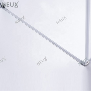 <span class=keywords><strong>Baño</strong></span> Europeo 6mm Pivote Puerta de Cristal Rectangular Esquina Ducha Cubículo Ducha Habitación - Product Image 6