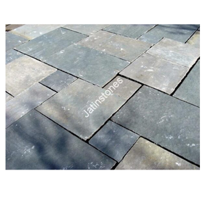 Dalles de pierre calcaire naturelle bleue Kota, qualité supérieure, carreaux de pierre calcaire polis pour la décoration murale, de sol et extérieure de la maison - Product Image 6