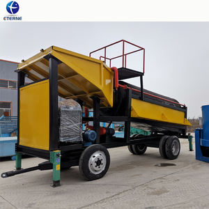 Trommel mobile d'<span class=keywords><strong>or</strong></span> d'équipement d'orpaillage à haute efficacité pour le traitement d'<span class=keywords><strong>or</strong></span> de placer comportant les canaux fixes d'écluse - Product Image 4