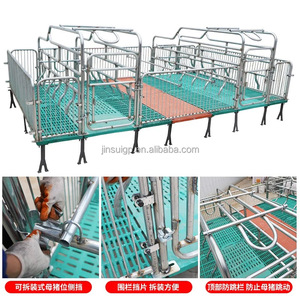 Jaula de Parto para Cerdas de Doble Cara, Profesional, con Piso de Hierro Fundido Galvanizado en Caliente, Duradera, para Cría de Cerdos - Product Image 5