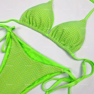 ชุดบิกินี่เซ็กซี่แบบ 2 ชิ้น คุณภาพสูง ออกแบบ 3 มิติ สำหรับผู้หญิง ชุดบิกินี่ทรงสามเหลี่ยม ชุดว่ายน้ำชายหาด ชุดอาบน้ำ - Product Image 2