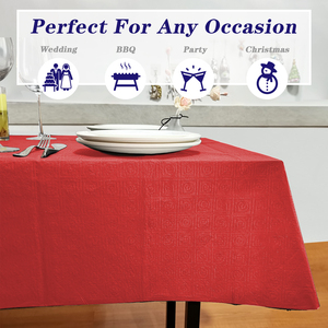 Nappes en <span class=keywords><strong>papier</strong></span> jetables écologiques 3 plis Rouge Chine 54'*108' pour hôtels et restaurants - Product Image 2
