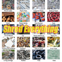 Déchiqueteur professionnel à double boîte de vitesses pour déchets électroniques, recyclage de cartes mères d'ordinateurs, téléphones portables, disques durs, téléviseurs, ordinateurs portables et autres déchets électroniques