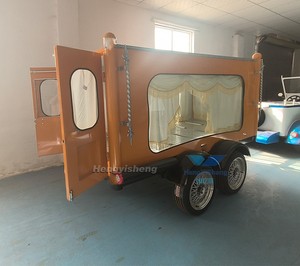 Charrette funéraire antique à <span class=keywords><strong>chevaux</strong></span>, chariot funéraire moderne blanc, charrette funéraire à <span class=keywords><strong>chevaux</strong></span> pour cérémonie funéraire blanche - Product Image 4