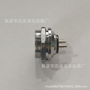 Connecteur d'aviation M16J09, prise femelle 2 à 24 broches, alliage de zinc, contact en cuivre plaqué or, série J09 - Product Image 5