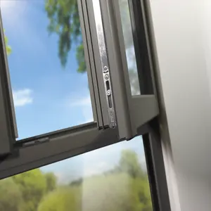 Energie sparendes Hohlglas isoliert aus schwingenden Fenstern Lamellen Aluminium fenster Aluminium Flügel fenster