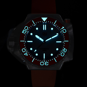 Rts Stock Miễn Phí Vận Chuyển San Martin Men Quay Sw200 Movt Bgw9 Xanh Luminous 30atm Diver Xem Với Flo Dây Đeo Cao Su Để Bán - Product Image 4