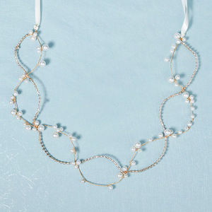 Bridal Headband Double Layer Gold Wire Wedding <strong>Hair</strong> Vine Delicate Crystal Rhinestone <strong>Bridesmaid</strong> Tiara <strong>Piece</strong> - Product Image 5