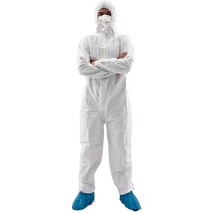 Combinaisons de protection Junlong, respirantes, microporeuses, anti-éclaboussures, imperméables, antistatiques, type 5/6 approuvé - Product Image 4