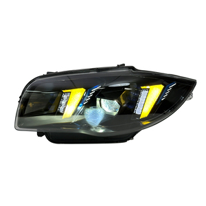 Fari Anteriori a LED SJC Auto "Snake Eyes" per BMW Serie 1 E82 E87 118i Giallo Bianco DRL, Anni 04-11, Modelli 120i 125i 128i 130i - Product Image 6