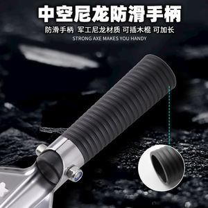 Multifunctional outdoor shovel, portable shovel, small shovel, garden shovel, camping tool, hiking emergency survival shovel - Product Image 5